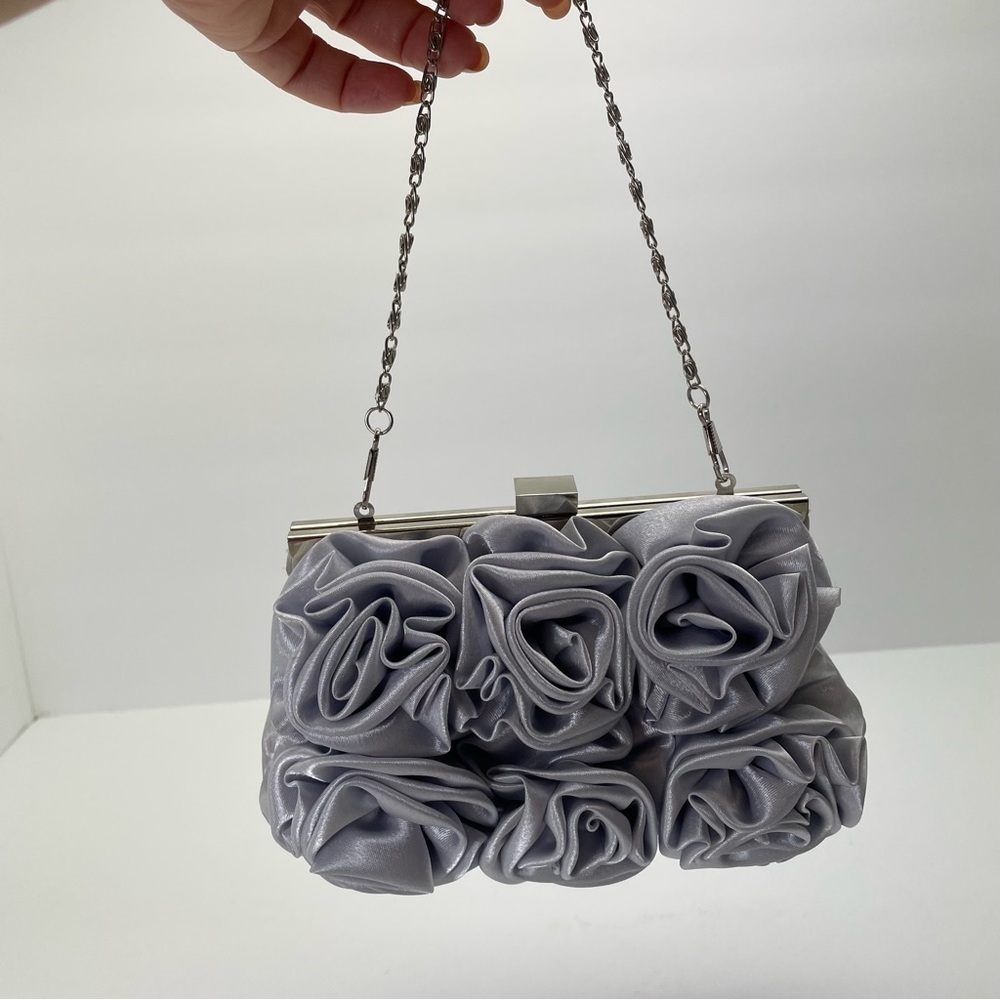 Satin Roses Small Clutch - Picture 2 of 10